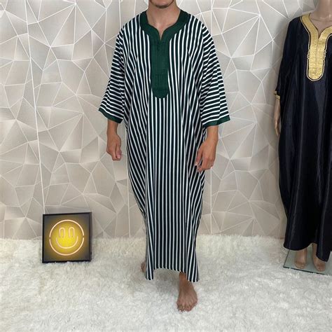 Qamis Man Djellaba Man Aid Outfit Eid Mubarak Oriental Etsy