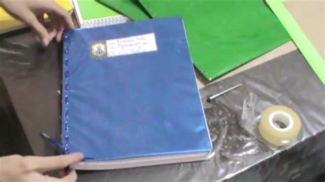 Cómo Forrar Y Coser Cuadernos Escolares Youtube