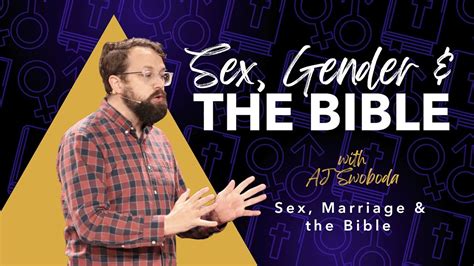 Sex Gender And The Bible Sex Marriage The Bible YouTube