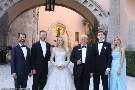 Sparkling Like A Jewel Tiffany Trump Poses Up With Maid Of Honor