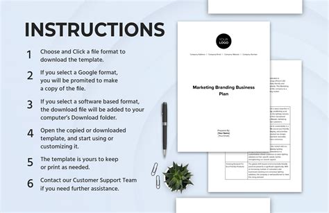 Marketing Branding Business Plan Template in Word, PDF, Google Docs ...