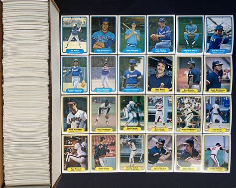 1982 Fleer Baseball Cards 441 660 Complete Your Set You U Pick