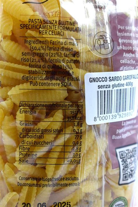 Gnocco Sardo Gr Garofalo Senza Glutine