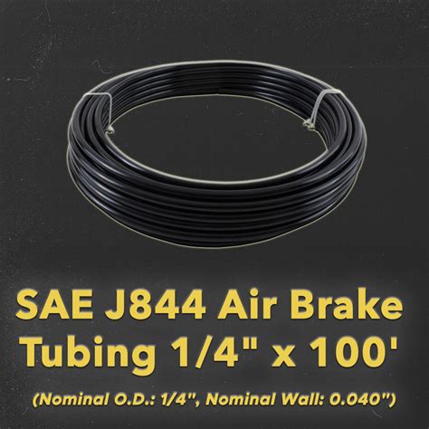 Air Line Od X Black Sae J Nylon Air Brake Tubing Dot