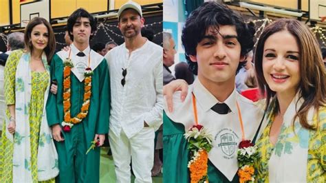 Hrithik Roshan & Sussanne Khan congratulate son Hrehaan as he graduates