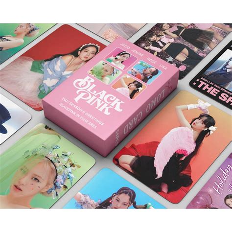 LINXX 54 Pcs BlackPink Album Lomo Card Kpop Photocard Postcard 2021 New