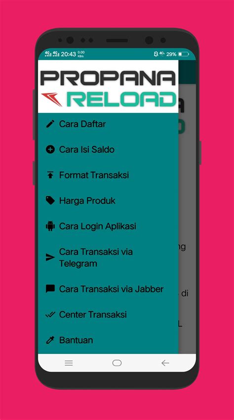 Propana Reload Master Dealer Pulsa Murah And Ppob Apk For Android Download