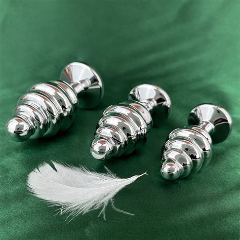 Thread Butt Plug Princess Anal Plug Silver Butt Plugs Beginner Anal Sex Plug Butt Play Dildo