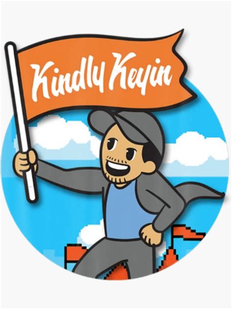 "KINDLY KEYIN" Sticker for Sale by carla-niki | Redbubble