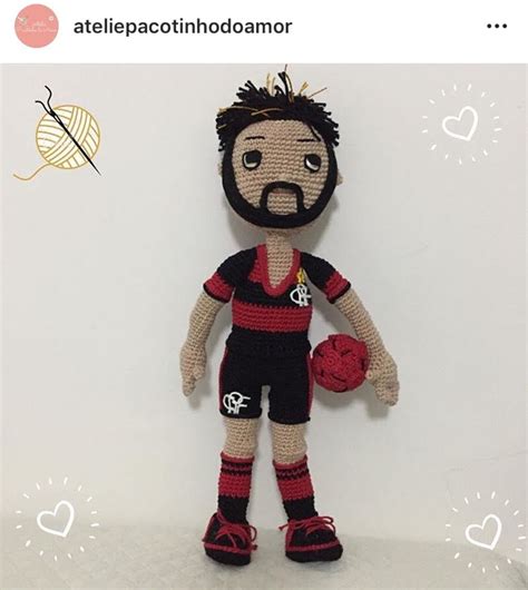 Jogador De Futebol Amigurumi Elo Produtos Especiais