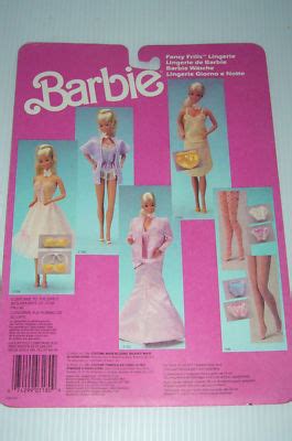 Barbie Fancy Frills Lingerie Fashion New Pc Heels