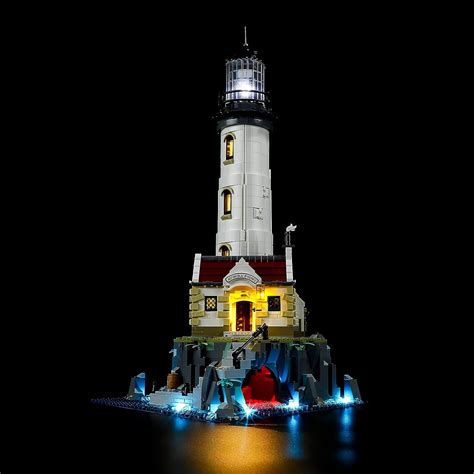 BRIKSMAX Led Lighting Kit For LEGO 21335 Motorized Lighthouse