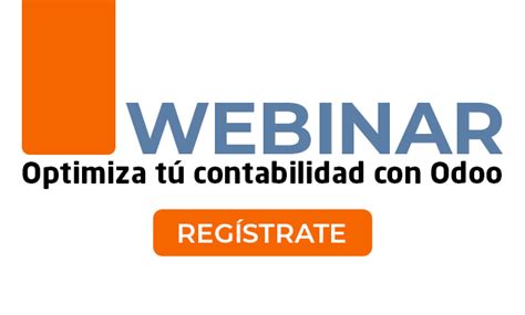 Webinar Optimiza tú contabilidad con Odoo Intéligos partner Odoo