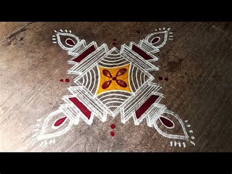 3x3 Dots Tamil New Year Chithirai Madham Special Kolam Pandaga