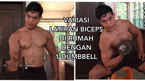 CARA MELATIH OTOT BICEPS DI RUMAH DENGAN 1 DUMBBELL UNTUK PEMULA