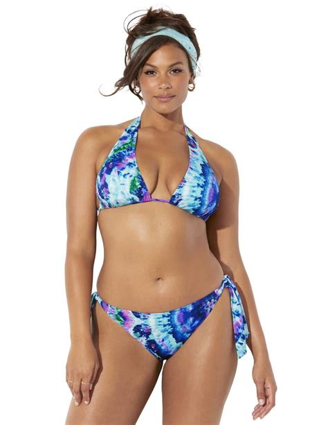 Swimsuits For All Elite Triangle Bikini Set Walmart