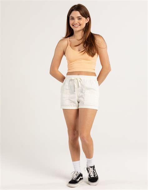 Body Glove Womens Pull On Shorts Cream Tillys