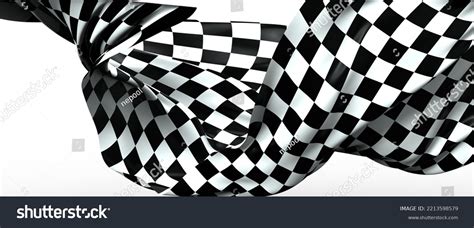 Checkered Flag End Race Background Stock Illustration 2213598579