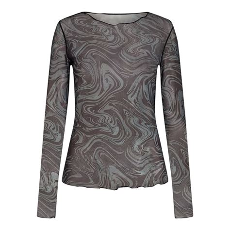 LibertÉ Mesh Top Grey Twist