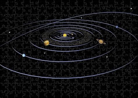 Prints of Solar system orbit diagram, digital illustration | Digital ...