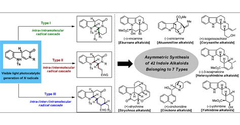 Indole Alkaloid Synthesis Facilitated By Photoredox Catalytic Radical