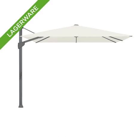 Glatz FORTANO Freiarmschirm 300x300 Cm Off White Gestell Anthrazit