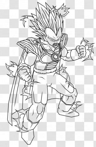 Goku Black Line Art Super Saiyan Transparent Png Line Art Goku And