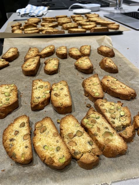 Pistachio Orange Biscotti - Gotham Gal