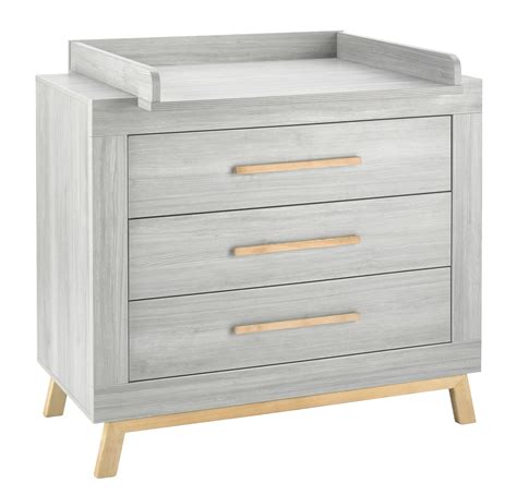 Schardt Commode Avec Plan Langer Tiroirs Bois Gris Et Pieds H Tre