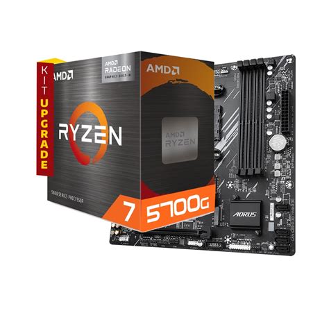 Kit Upgrade Neologic NLI83438 Amd Ryzen 7 5700G Placa Mae Gigabyte AM4