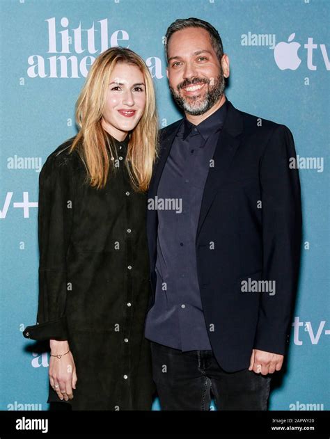 Los Angeles, CA - January 23, 2020: Emily Jane Fox and Lee Eisenberg ...