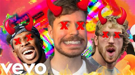 KSI X LOGAN PAUL X MR BEAST X LUNCHLY DISS TRACK Official Music Video