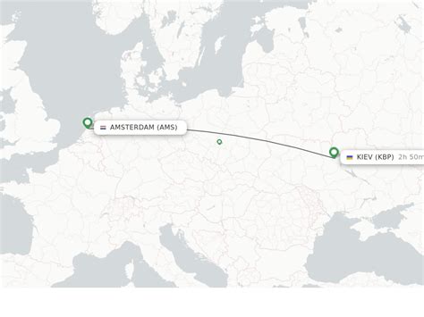 Direct Non Stop Flights From Amsterdam To Kiev Kyiv Schedules