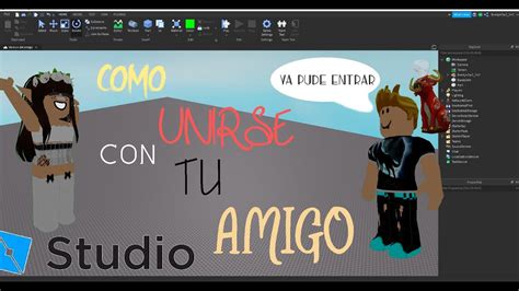 COMO UNIRSE CON TU AMIGO EN ROBLOX STUDIO YouTube