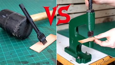 Diy Hole Punch Die For Leather Press Machine Youtube