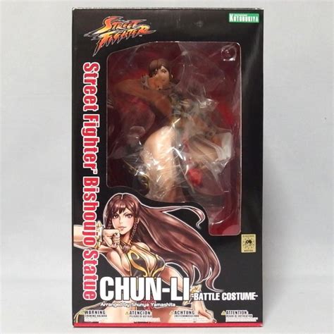 【未使用】未開封★kotobukiya Street Fighter美少女 Statue 17 Chun Li Battle Costume