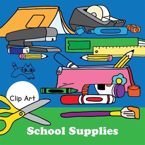 School Supplies Clip Art