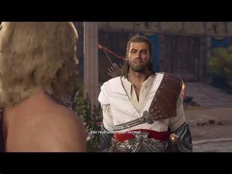 Funny Dialogue With Alkibiades Assassins Creed Odyssey Gameplay