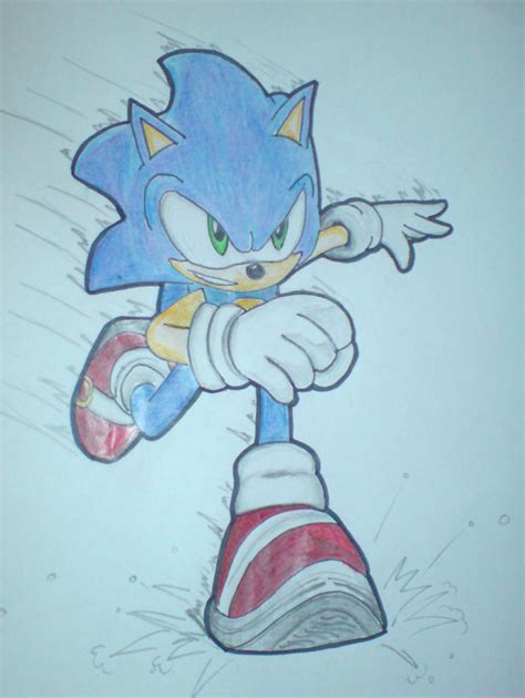 Sonic The Hedgehog Pencil By Sonicka On DeviantArt