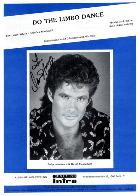 Do The Limbo Dance von Hasselhoff David | im Stretta Noten Shop kaufen