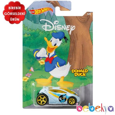 Hot Wheels Disney Mickey Mouse Clubhouse Özel Serisi Tekli Arabalar Donald Duck Bebekya