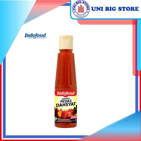 Jual Indofood Saus Sambal Pedas Dahsyat Ml Saos Hot Chili Sauce Shopee Indonesia