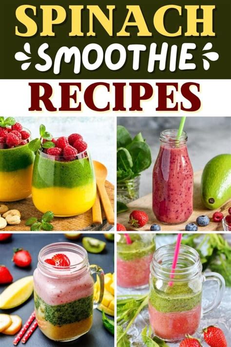 25 Best Spinach Smoothie Recipes Insanely Good