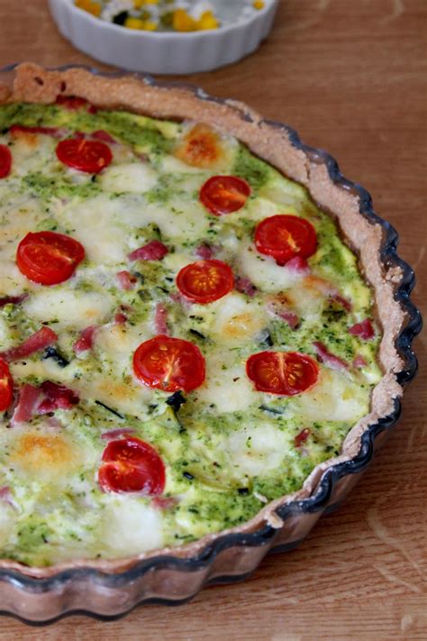 Tarte Courgette Pesto