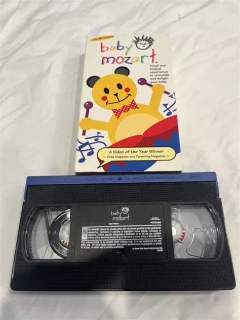 DISNEY’S BABY EINSTEIN Mozart VHS Video Tape Visual Music Infant ...