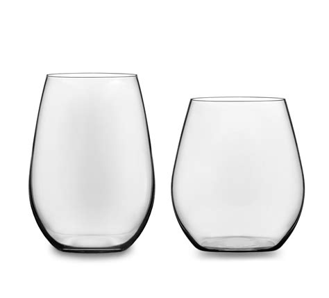 Libbey Signature Kentfield Stemless 12 Piece Wine Glass Party Set For