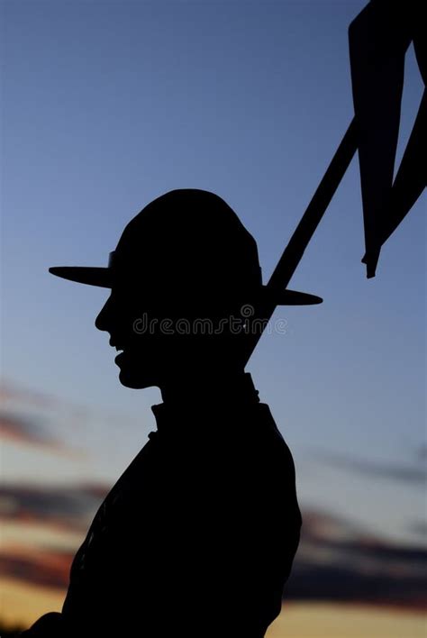 RCMP rider s silhouette stock photo. Image of military - 3453958