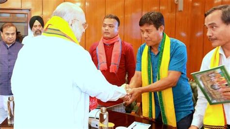 Centre Assam Sign Peace Deal With Dimasa Rebel Outfit Momentous Day