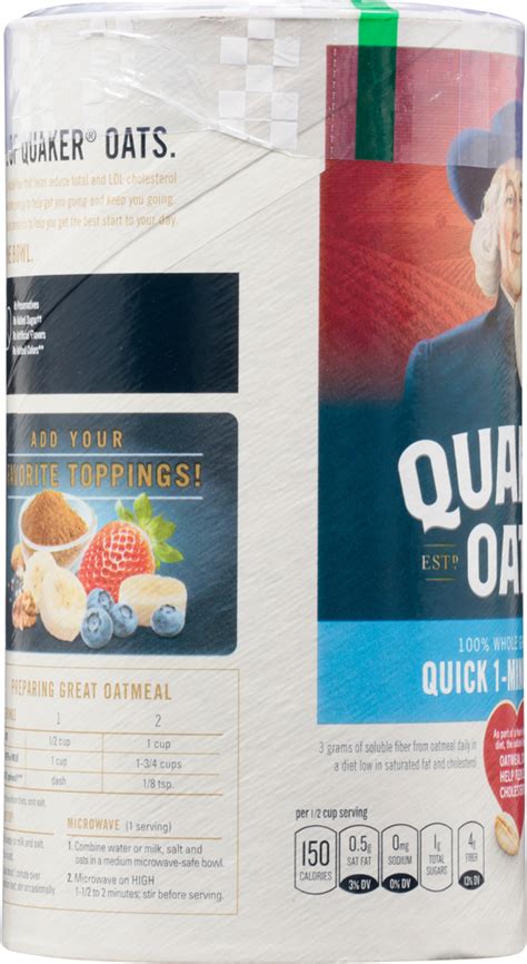 Quaker Oats, Quick, 1-Minute-Planogram-Right