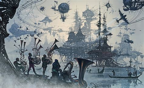 Architectural Fantasy Steampunk Behance